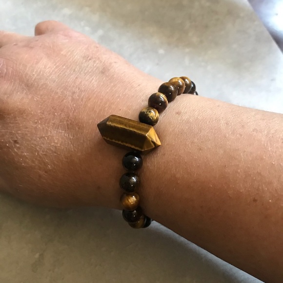 Tigers eye crystal/gemstone bracelet - Picture 2 of 3